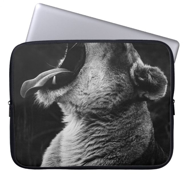 Housse Pour Ordinateur Portable lion (Devant)