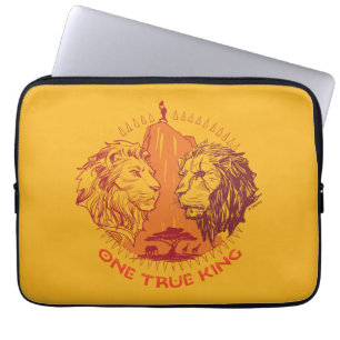 Housse Pour Ordinateur Portable Lion King "One True King" Simba & Scar Sketch