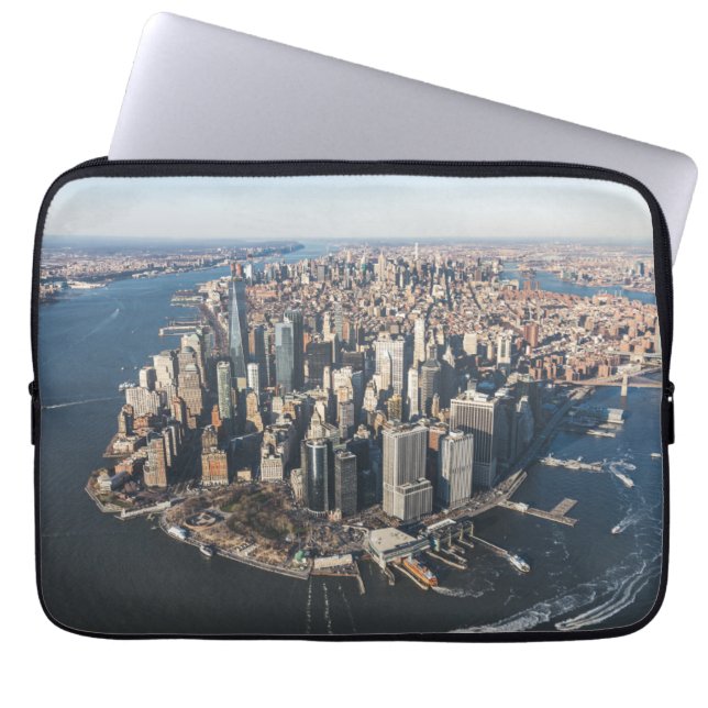 Housse Pour Ordinateur Portable Littoral | Manhattan, New York (Devant)