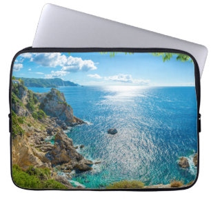 Housse Pour Ordinateur Portable Littoral Palaiokastritsa, Corfou, Grèce