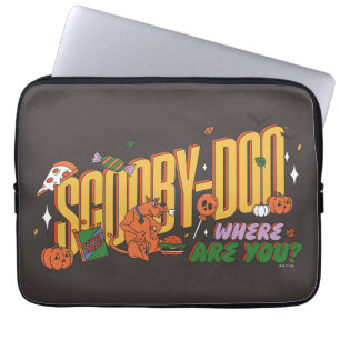 Housse Pour Ordinateur Portable Logo de friandise d'Halloween de Scooby-Doo