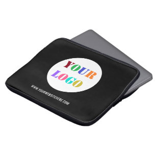 Housse Pour Ordinateur Portable Logo de l'entreprise personnalisée Texte Ordinateu
