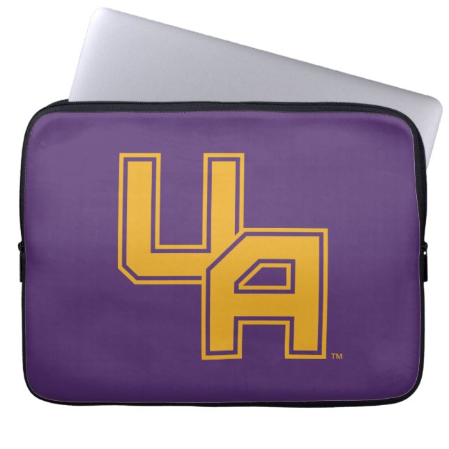 Housse Pour Ordinateur Portable Logo de l'Université d'Albany Initials (Devant)
