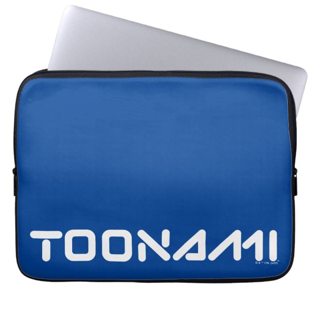 Housse Pour Ordinateur Portable Logo de police numérique Toonami (Devant)