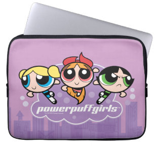 Housse Pour Ordinateur Portable Logo du groupe Powerpuff Girls