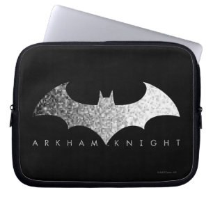 Housse Pour Ordinateur Portable Logo Pixel Batman Arkham Knight