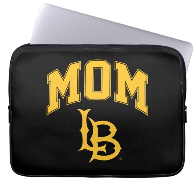 Housse Pour Ordinateur Portable Long Beach State Mom (Devant)