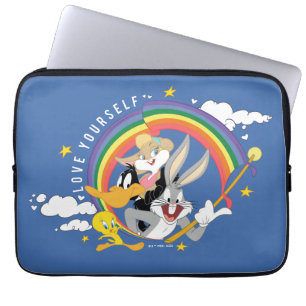 Housse Pour Ordinateur Portable LOONEY TUNES™ - Love Yourself Pride Badge