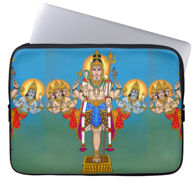 Housse Pour Ordinateur Portable Lord Ekpada Shiva Laptop Cover (Devant)