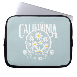 Housse Pour Ordinateur Portable Los Angeles California Floral Graphic