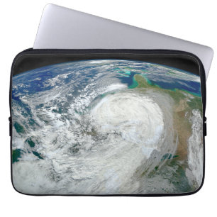 Housse Pour Ordinateur Portable L'Ouragan Sandy Le Long De La Côte Est Des États-U