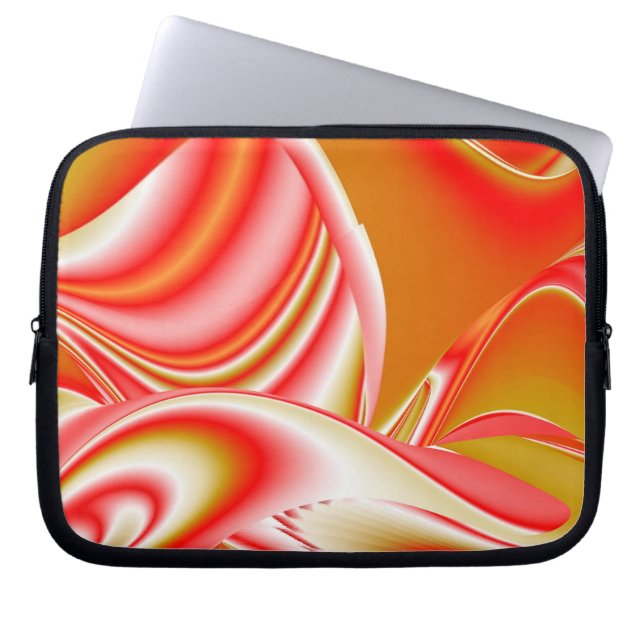 Housse Pour Ordinateur Portable Love and Gold Abstrait 3D Rainbowart (Devant)