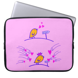 Housse Pour Ordinateur Portable LOVE ECHO - Comic Birds Tweetlercools 3