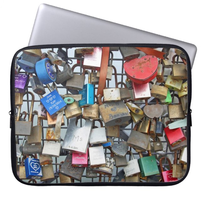Housse Pour Ordinateur Portable Love locks (Devant)