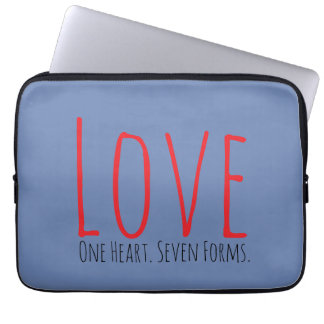 Housse Pour Ordinateur Portable Love - One Heart. Seven Forms Electronics Bag