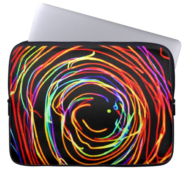Housse Pour Ordinateur Portable Lumière spirale (Devant)