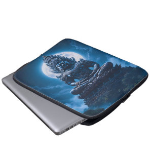 Housse Pour Ordinateur Portable Lune du Gardien Silencieux