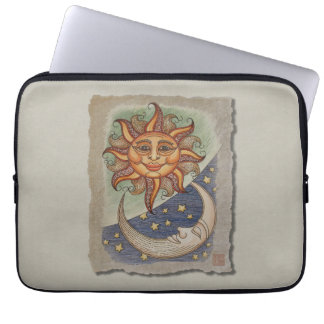 Housse Pour Ordinateur Portable Lune et étoiles de Sun