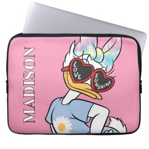 Housse Pour Ordinateur Portable Lunettes de soleil rétro graphiques "Love Sunshine