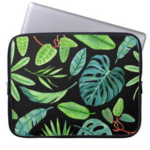 Housse Pour Ordinateur Portable Lushness tropicale : Végétation de la forêt tropic