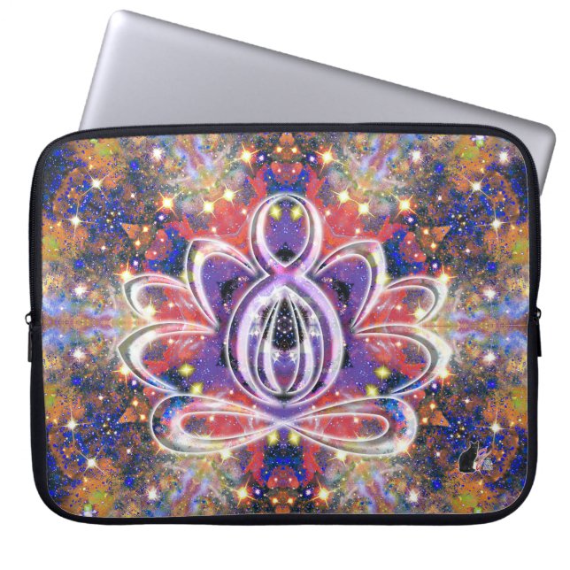 Housse Pour Ordinateur Portable Lustrous Zen Lotus (Devant)