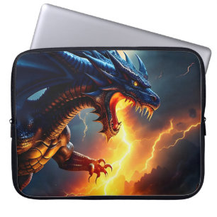 Housse Pour Ordinateur Portable Lutte contre la foudre du dragon