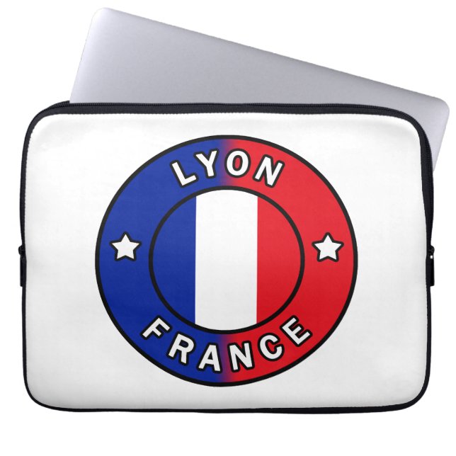 Housse Pour Ordinateur Portable Lyon France (Devant)