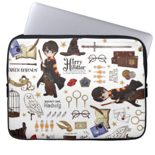 Housse Pour Ordinateur Portable Magical HARRY POTTER™ Watercolor