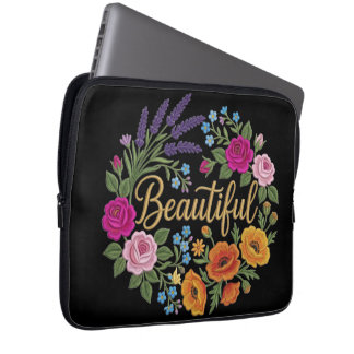 Housse Pour Ordinateur Portable Magnifique bouquet de fleurs