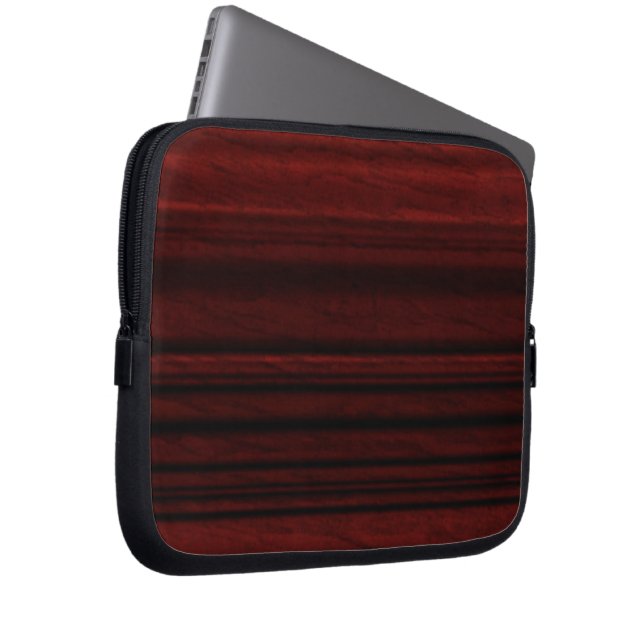 Housse Pour Ordinateur Portable Mahogany Wood Grain (Devant droit)