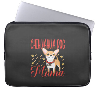 Housse Pour Ordinateur Portable Maman de chihuahua femme