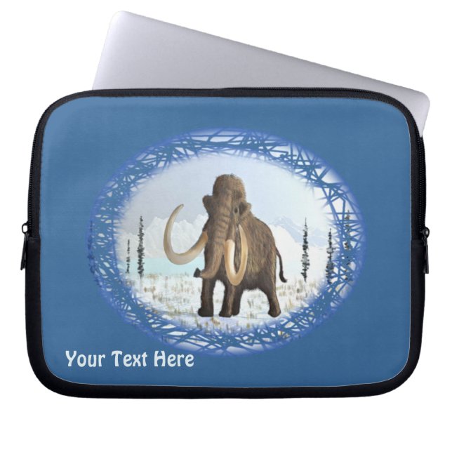 Housse Pour Ordinateur Portable Mammoth laineux (Devant)