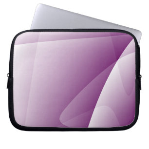 Housse Pour Ordinateur Portable Manche Abstraite en néoprène blanc violet 10''