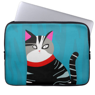 Housse Pour Ordinateur Portable Manche Abstraite pour ordinateur portable Chat