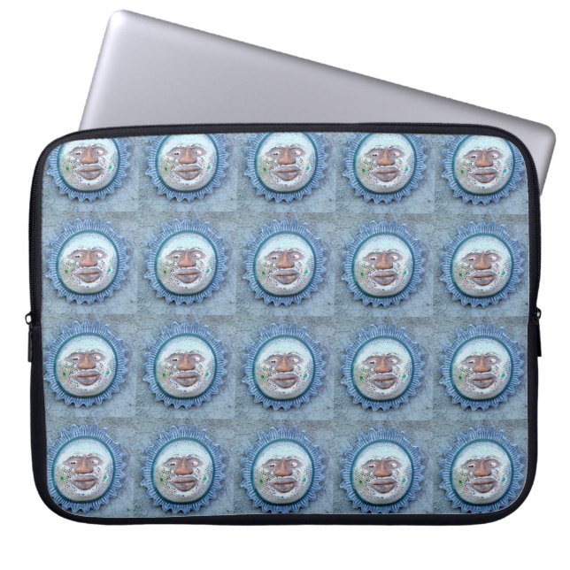 Housse Pour Ordinateur Portable manche bleue (Devant)