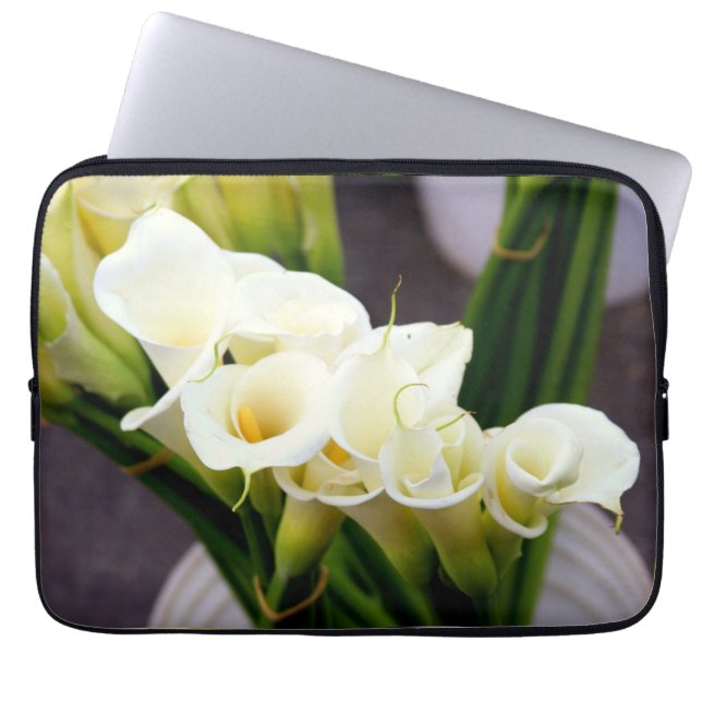 Housse Pour Ordinateur Portable manche calla (Devant)