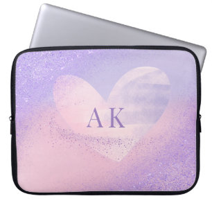 Housse Pour Ordinateur Portable Manche de l'ordinateur portable Monogram Purple Pi