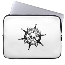 Manche de l'ordinateur portable pirate