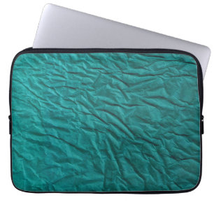 Housse Pour Ordinateur Portable Manche d'ordinateur avec un design vert ondulé