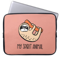 Manche d'ordinateur portable drôle Sloth