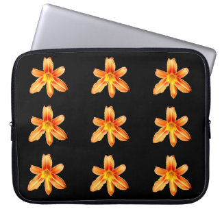 Housse Pour Ordinateur Portable Manche d'ordinateur portable Orange Tiger Lily