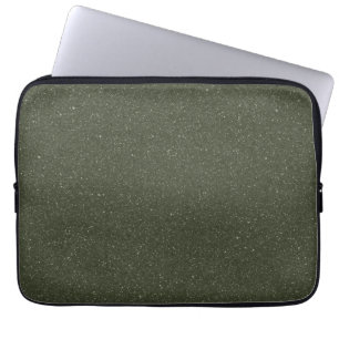 Housse Pour Ordinateur Portable Manche d'ordinateur portable vert mousse texturé -