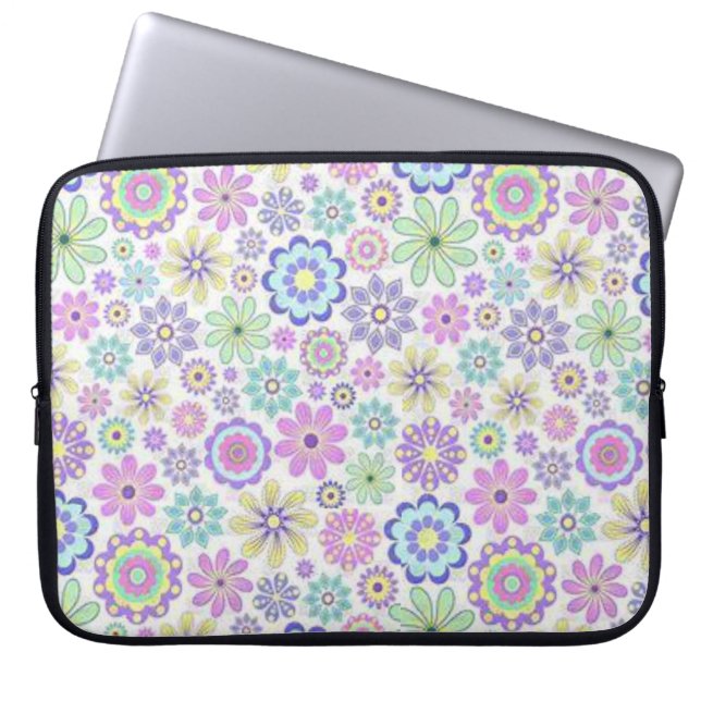 Housse Pour Ordinateur Portable Manche florale pour Ipad (Devant)