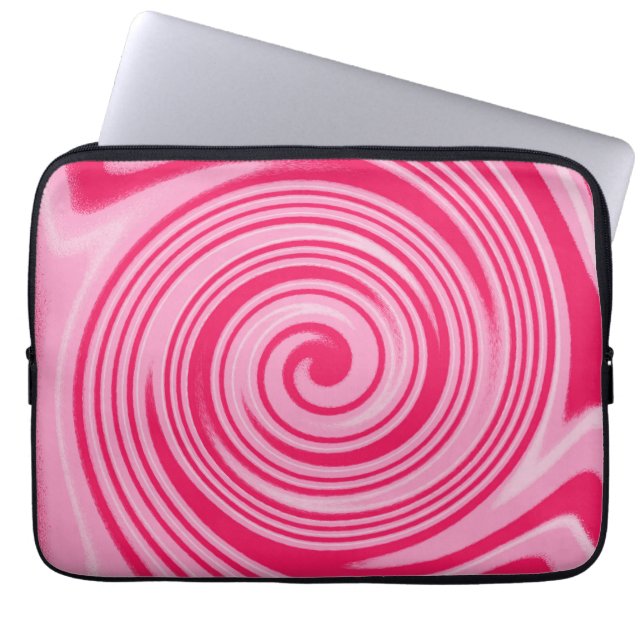 Housse Pour Ordinateur Portable Manche motif pivotante rose (Devant)