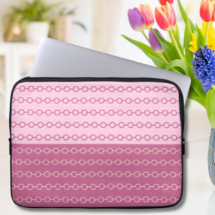 Housse Pour Ordinateur Portable Manche Ordinateur Portable De Chaîne Rose Moderne