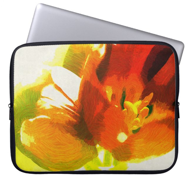 Housse Pour Ordinateur Portable Manche ordinateur portable impressionniste Tulip (Devant)