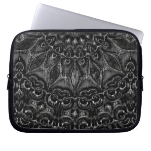 Housse Pour Ordinateur Portable Manche Ordinateur Portable Mandala Charcoal