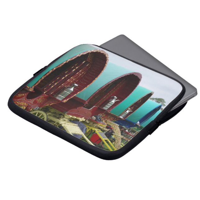 Housse Pour Ordinateur Portable Manche portable de caravane tzigane (Devant haut)