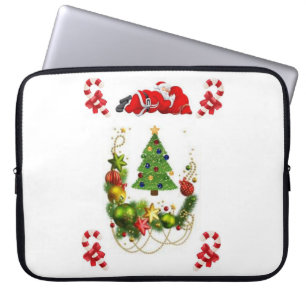 Housse Pour Ordinateur Portable Manche pour ordinateur portable de Noël en néoprèn