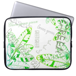 Housse Pour Ordinateur Portable Manche pour ordinateur portable Green Brésilien Ho
